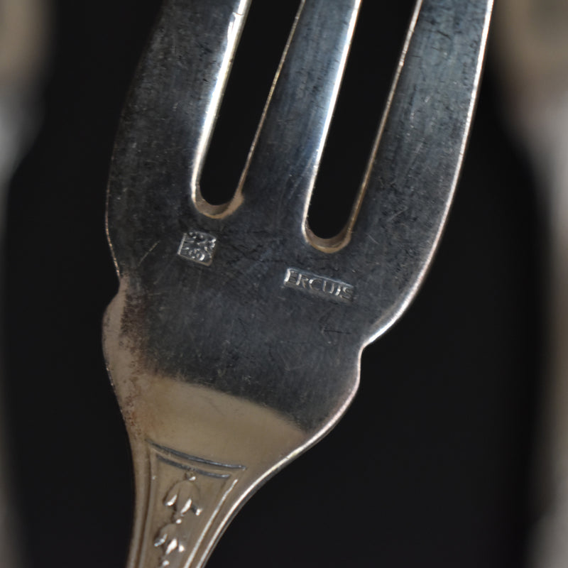Vintage fish fork Ercuis (partially exhibited at Osaka store)