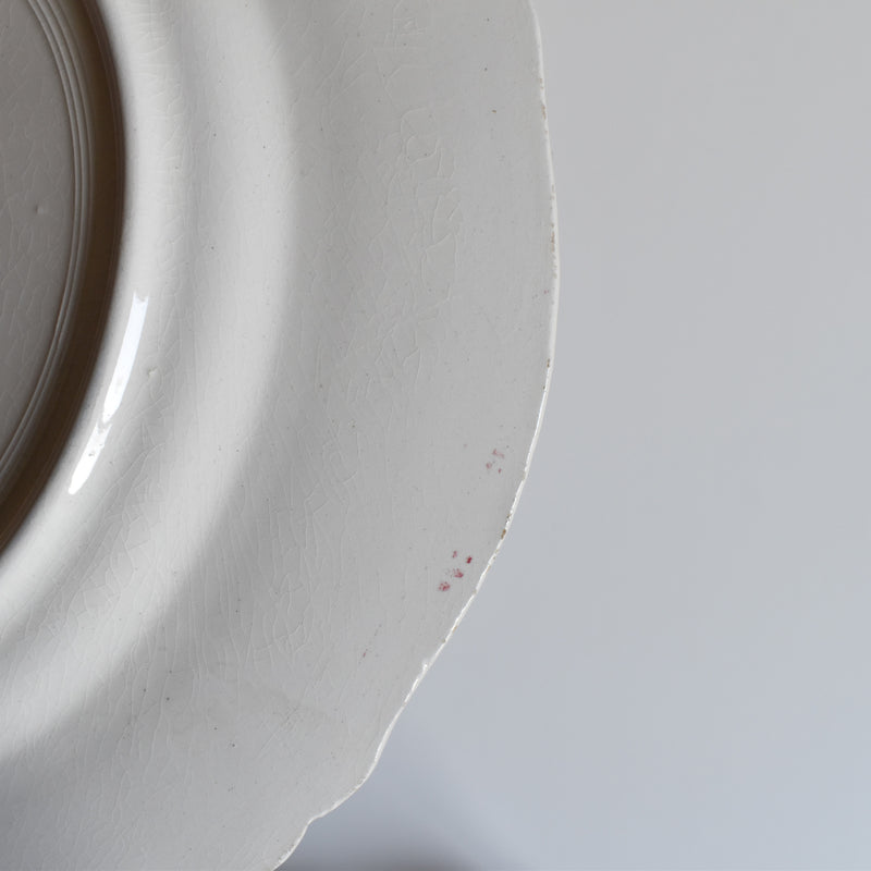 Antique plate Longchamp Olga