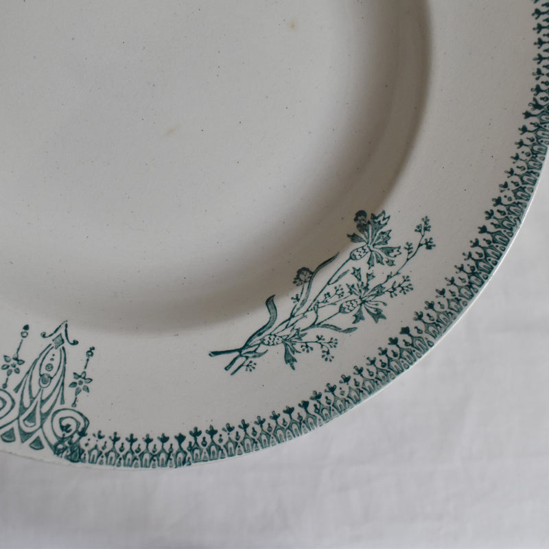 Antique Deep Plate, Saint-Amand 4003 B
