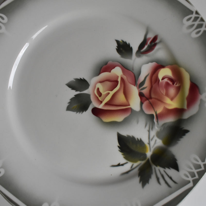Vintage Plate Digoin Sarreguemines Odile B