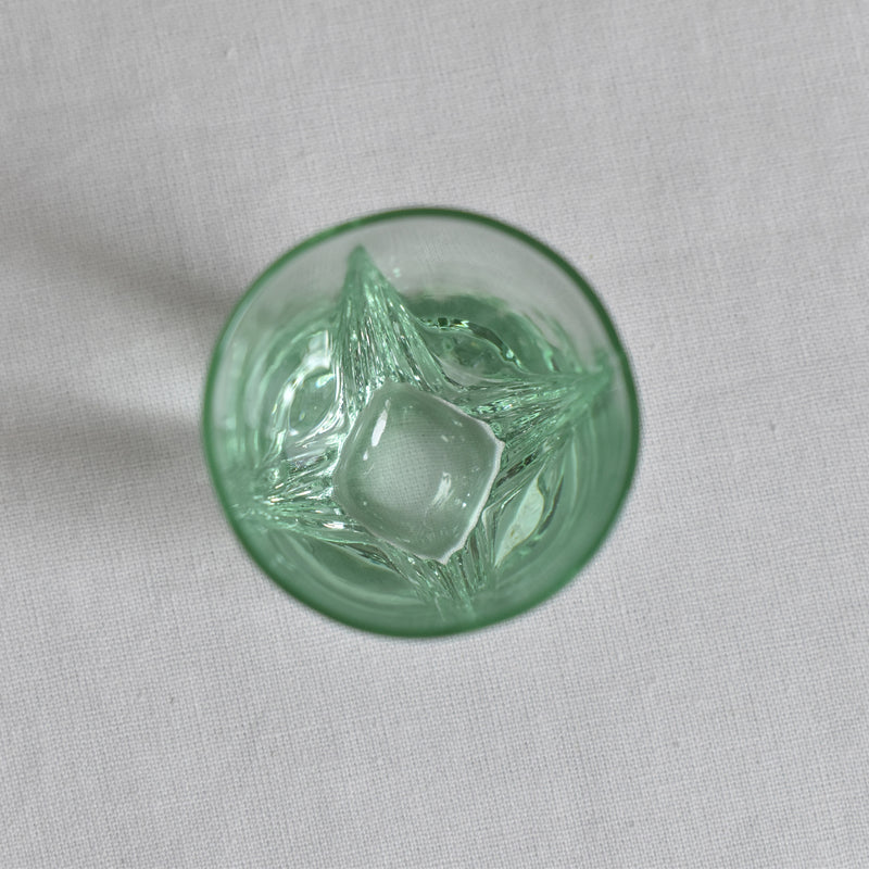 Vintage Liquor Glasses Green (Set of 4)