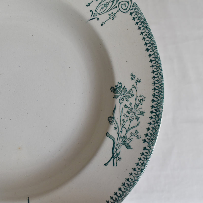 Antique Deep Plate, Saint-Amand 4003 B