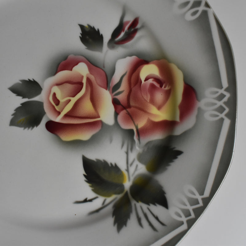 Vintage Plate Digoin Sarreguemines Odile B