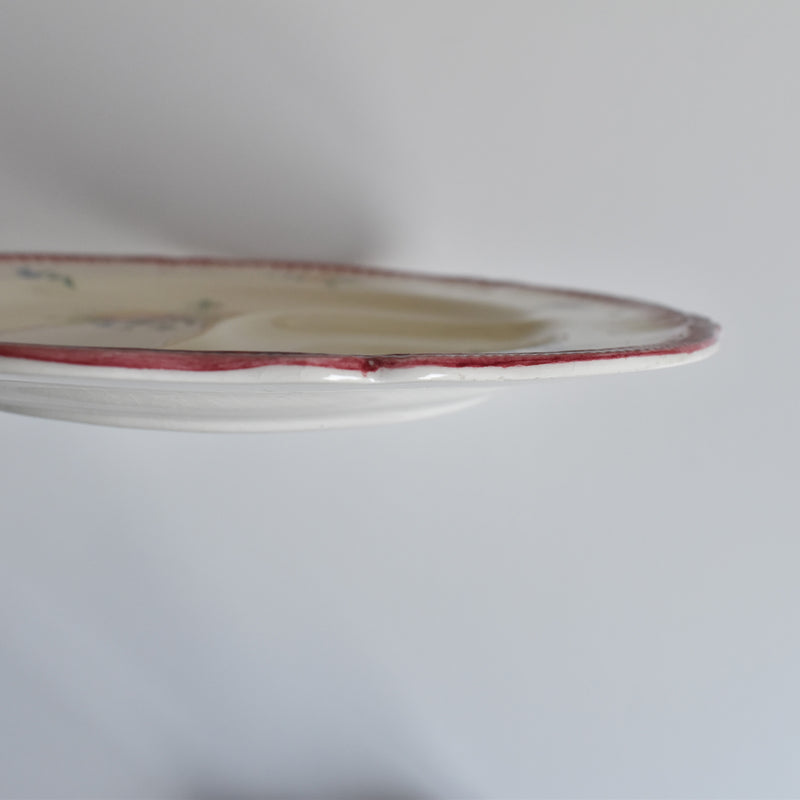 Antique plate Longchamp Olga