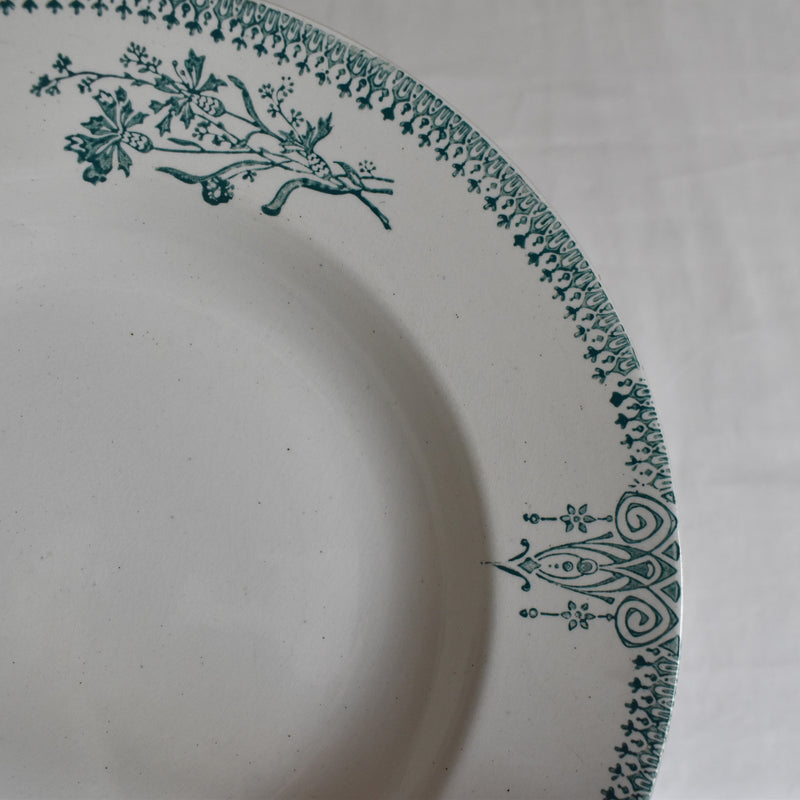 Antique Deep Plate, Saint-Amand 4003 B