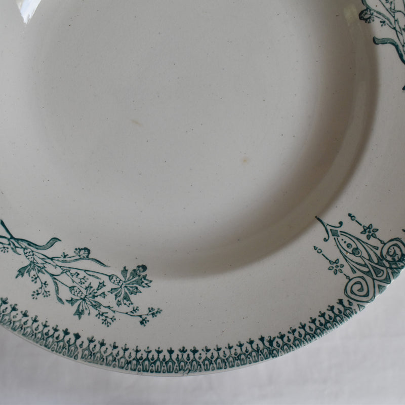 Antique Deep Plate, Saint-Amand 4003 B