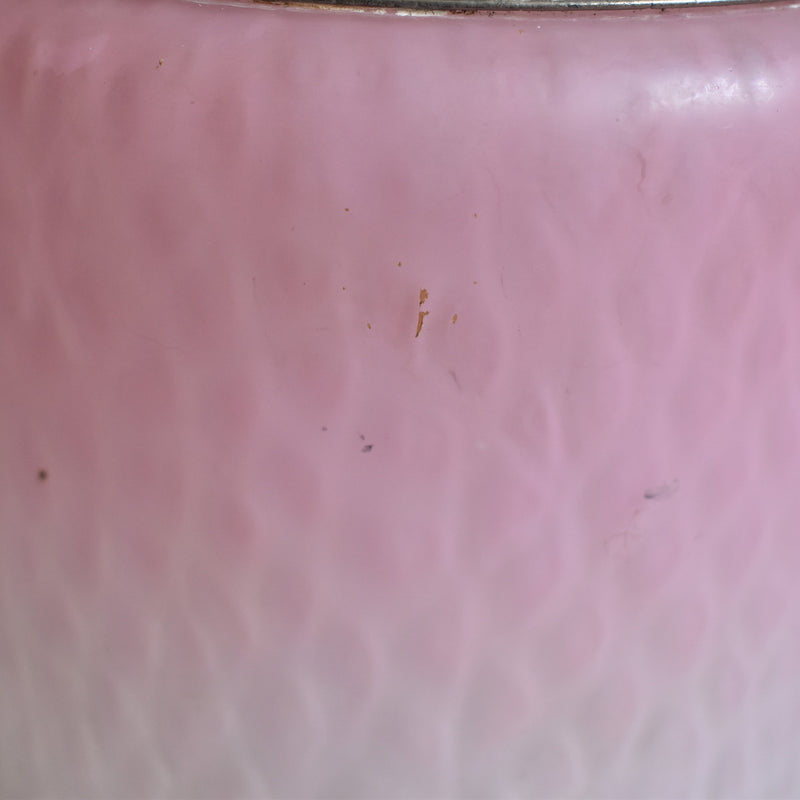 Antique pink biscuit jar