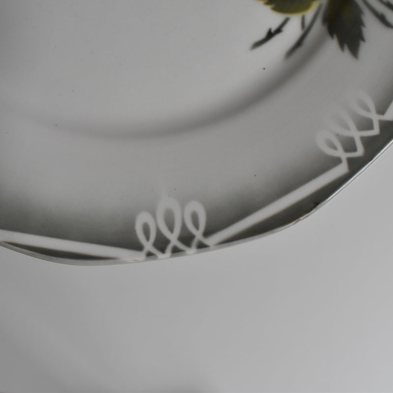Vintage Plate Digoin Sarreguemines Odile B