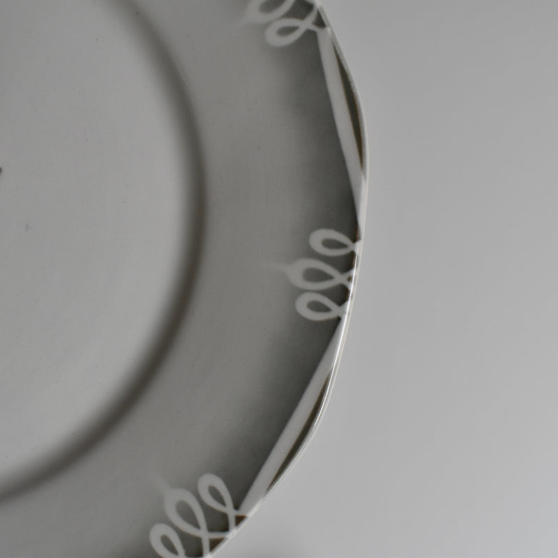 Vintage Plate Digoin Sarreguemines Odile B