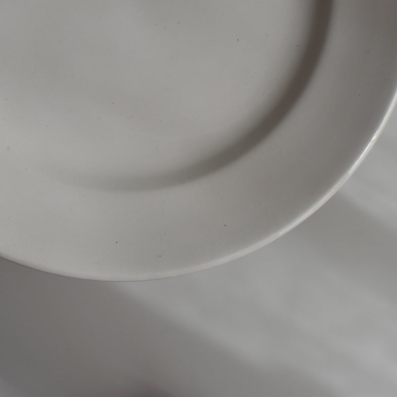 Vintage Dessert Plate, Digoin Sarreguemines, White, B
