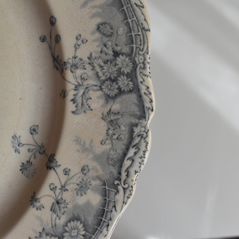 Antique Plate W.A.A.&Cie Madrid H