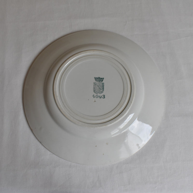 Antique plate, Saint-Amand 4003 A