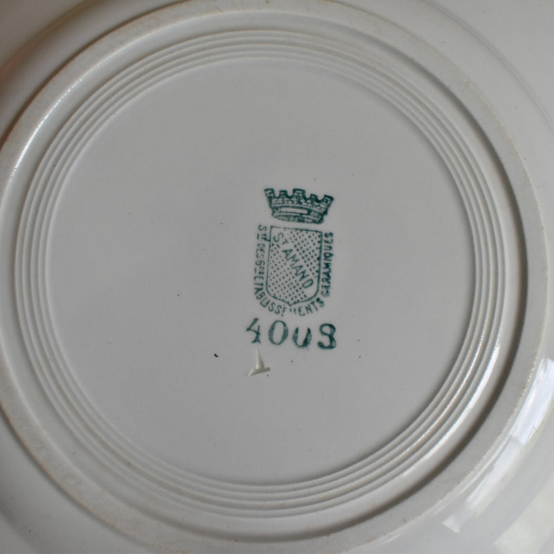 Antique plate, Saint-Amand 4003 A
