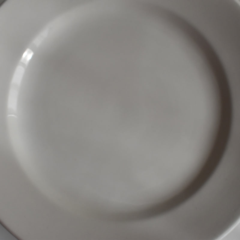 Vintage Dessert Plate, Digoin Sarreguemines, White, B