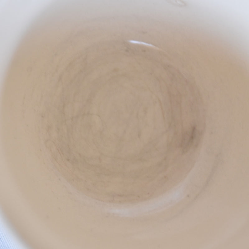 Vintage Cup, Digoin & Sarreguemines, Fleur de Lis Rim