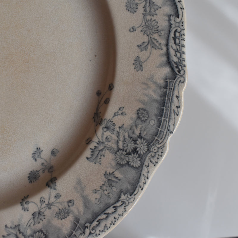 Antique Plate W.A.A.&Cie Madrid H