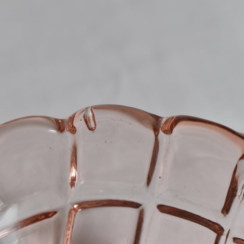 ヴィンテージピンクグラス　トワレセット