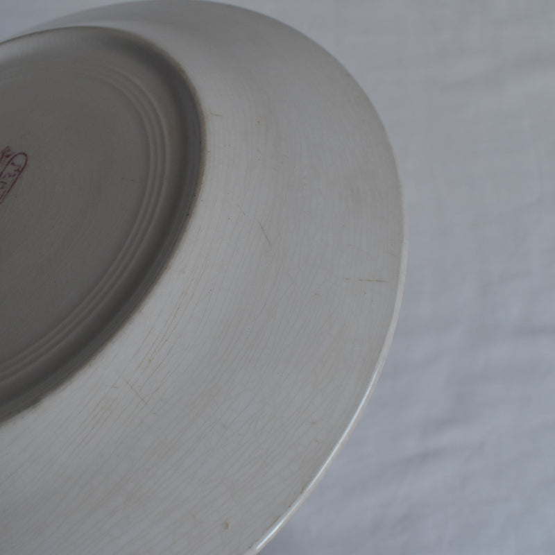 Antique Plate K&G Luneville Platane Z5
