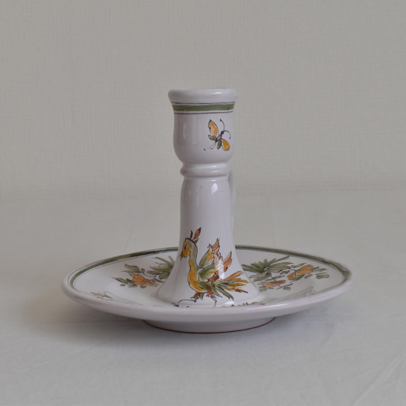 Vintage Moustiers Candle Holder