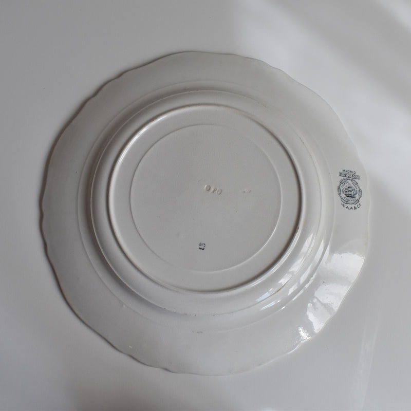 Antique plate W.A.A.&Cie Madrid I