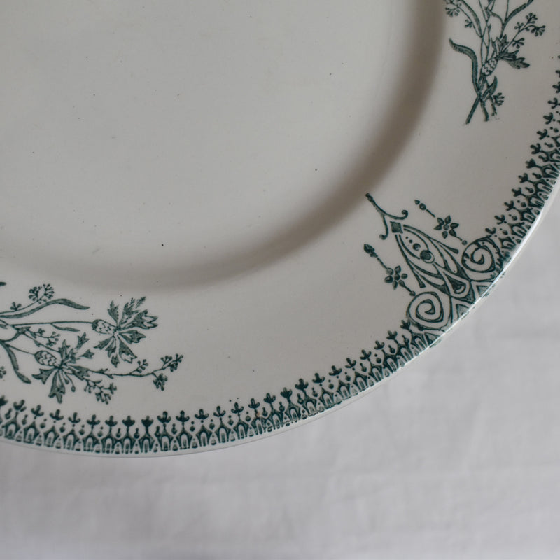 Antique plate, Saint-Amand 4003 A