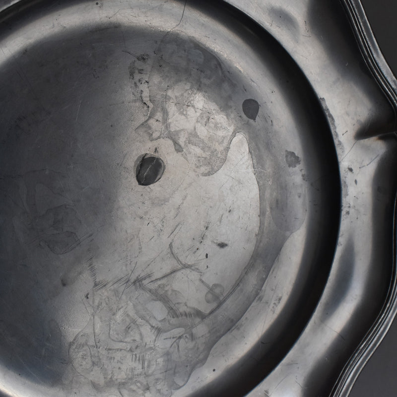Vintage Pewter Plate 27cm