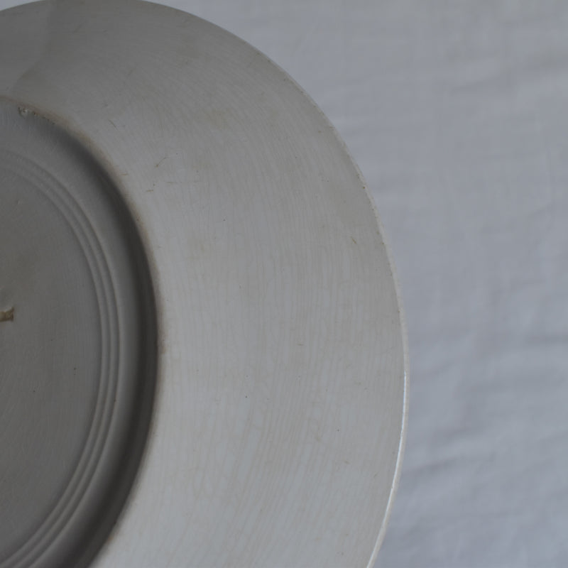 Antique Plate K&G Luneville Platane Z5