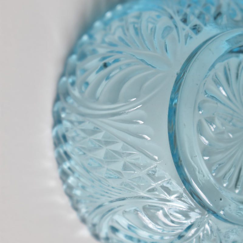 Vintage Blue Glass Salt Shaker - Verdi