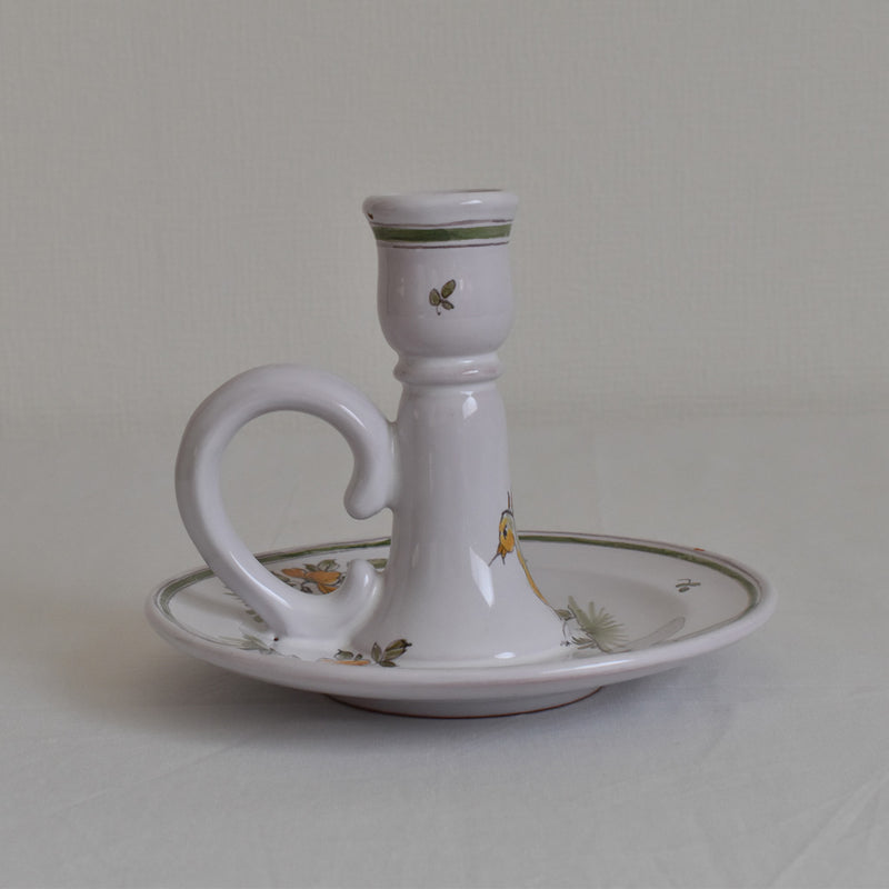 Vintage Moustiers Candle Holder