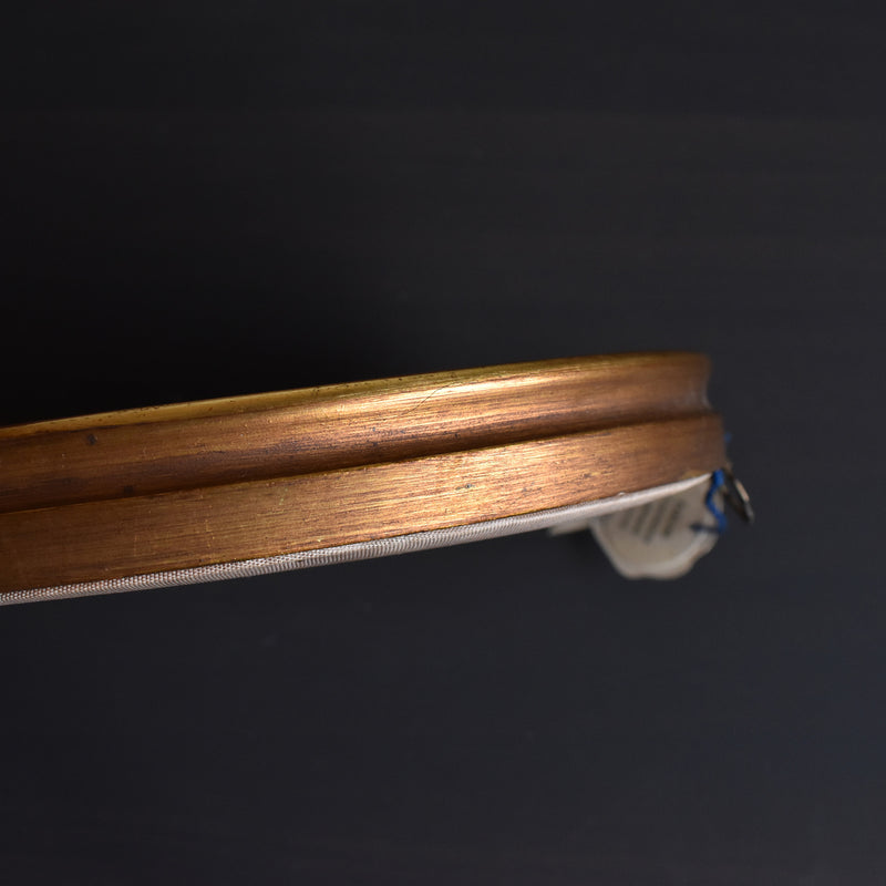 Vintage Oval Frame Copper Painting