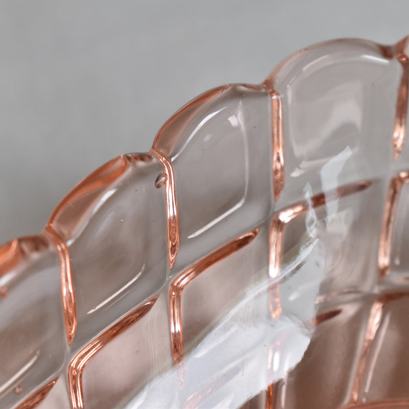 ヴィンテージピンクグラス　トワレセット