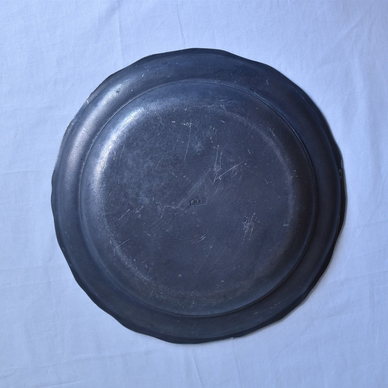 Pewter Round Plate
