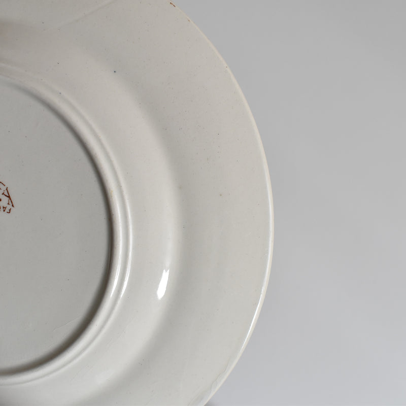 Antique Dessert Plate Lunéville Fauvette A