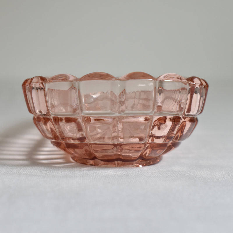 ヴィンテージピンクグラス　トワレセット