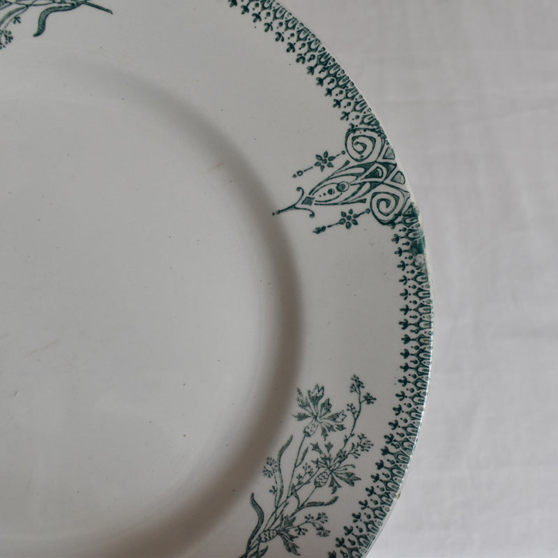 Antique plate, Saint-Amand 4003 A