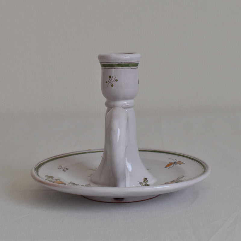Vintage Moustiers Candle Holder