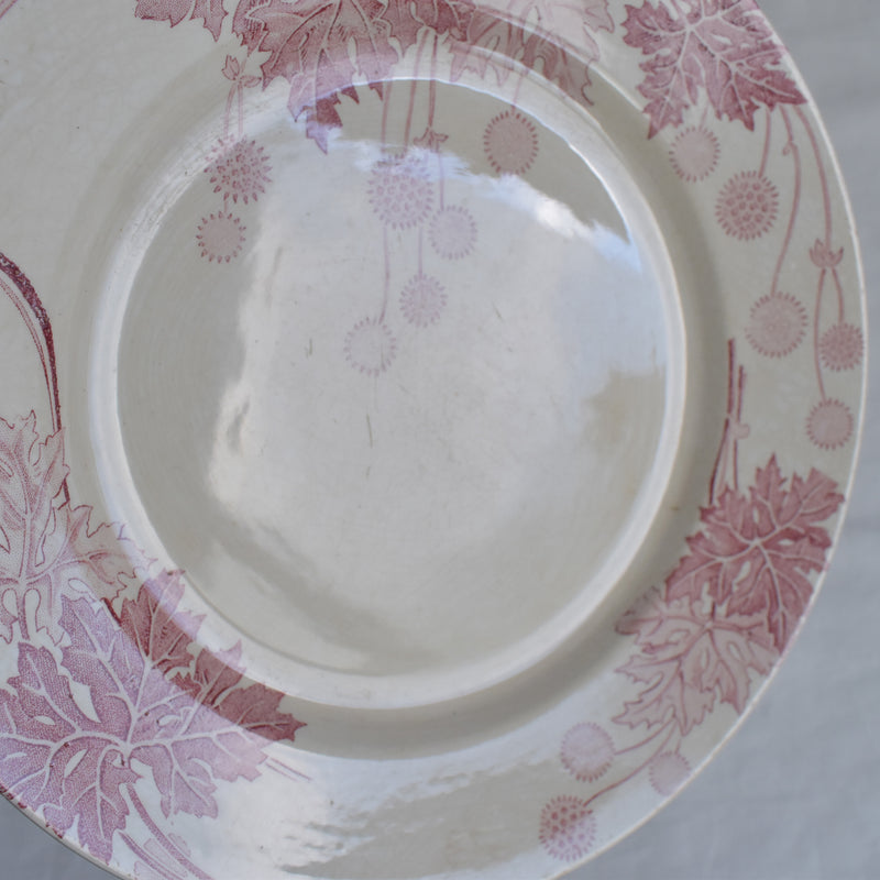 Antique Plate K&G Luneville Platane Z5