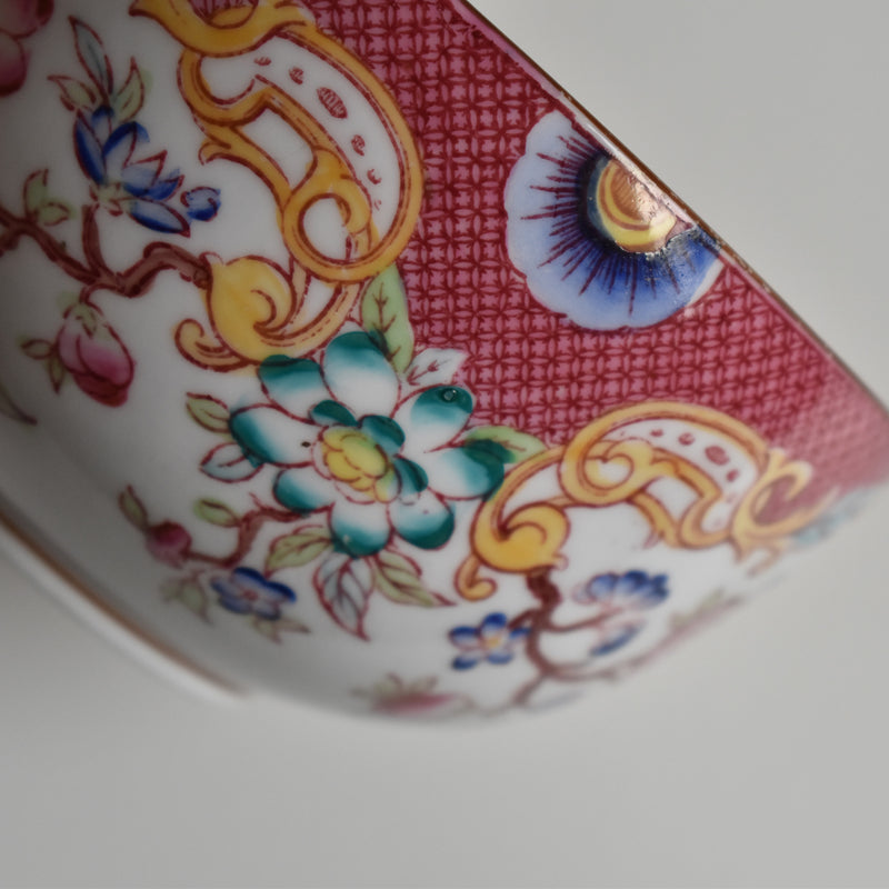 Antique Chocolate Cup & Saucer Sarreguemines Minton 216