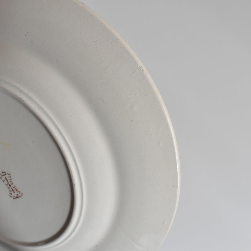 Antique Dessert Plate, Lunéville Fauvette B