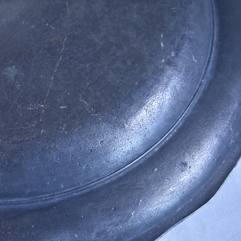Pewter Round Plate