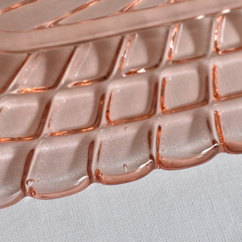 ヴィンテージピンクグラス　トワレセット