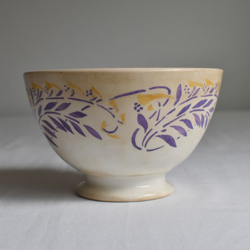 Vintage Cafe au Lait Bowl Digoin & Sarreguemines 1607