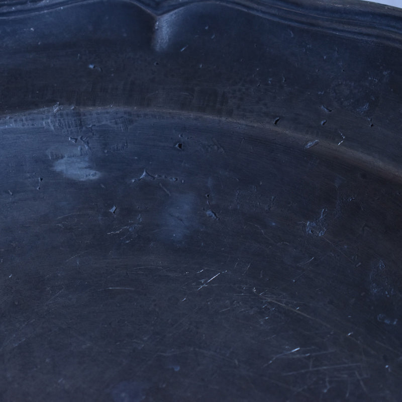 Pewter Round Plate
