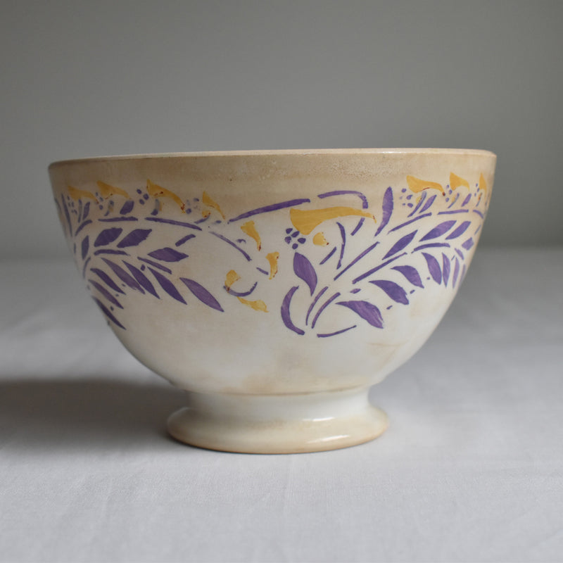 Vintage Cafe au Lait Bowl Digoin & Sarreguemines 1607