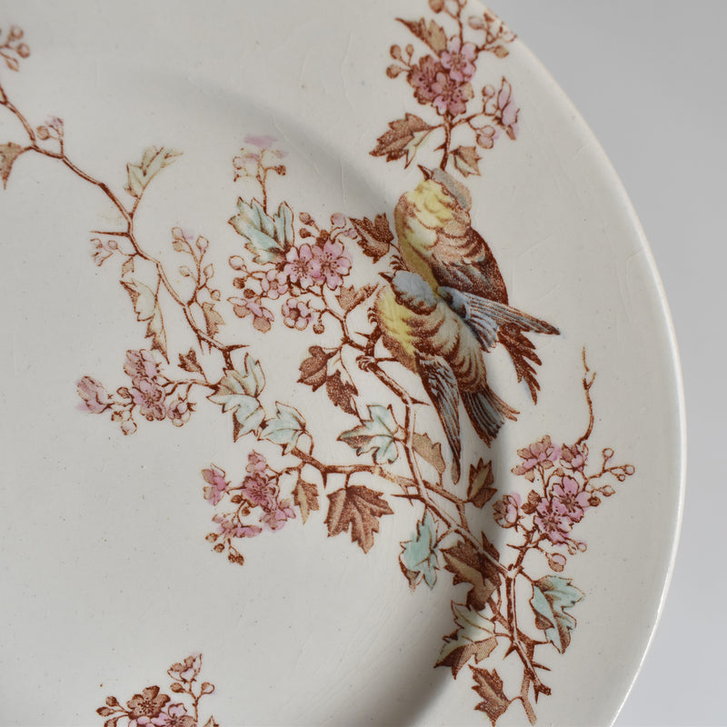 Antique Dessert Plate Lunéville Fauvette A