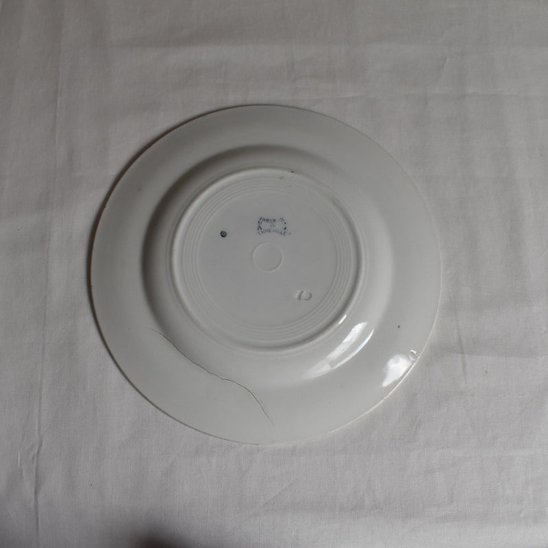 Antique Dessert Plate, Lunéville Bordure B