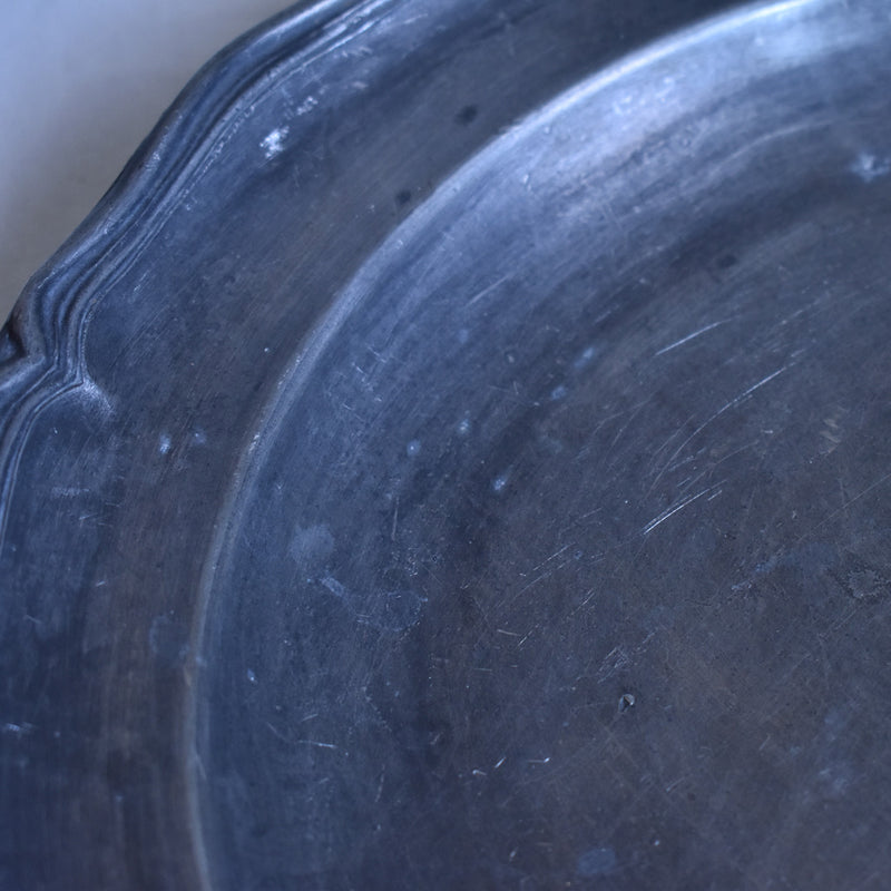 Pewter Round Plate