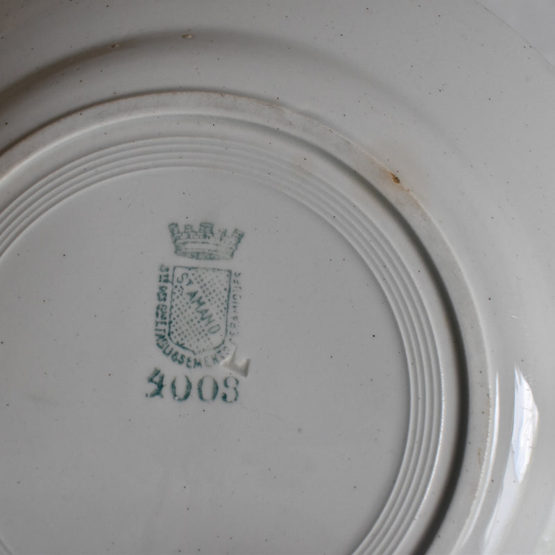 Antique plate, Saint-Amand, 4003 B