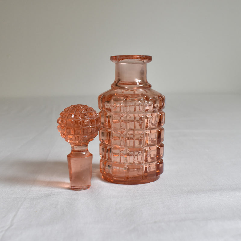 ヴィンテージピンクグラス　トワレセット