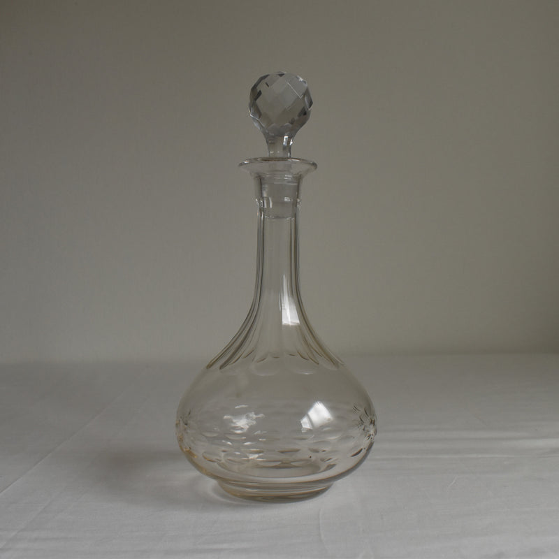 ヴィンテージ ガラスカラフェ